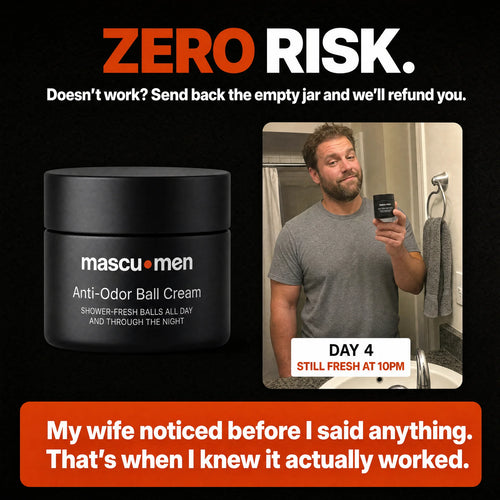 Anti-Odor Ball Cream: Date-Ready Balls from First Use thanks to our 4D Defense™ Technology